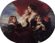 Franz Xaver Winterhalter Elzbieta Branicka, Countess Krasinka and her Children china oil painting artist